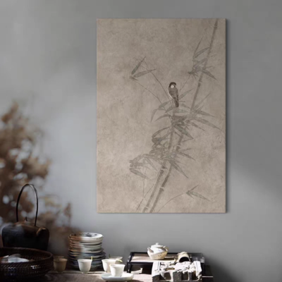 Elegant Chinese-style printed oil paintings, suitable for hotel wall decoration