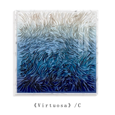 Strong color contrast effect Colorful Abstract Mixed Media Canvas Wall Art