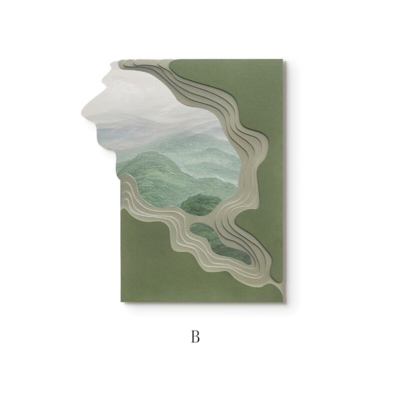 Rich in detail Modern Mixed Media Painting on Canvas Wall Art